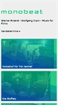 Mobile Screenshot of monobeat.de