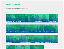 Tablet Screenshot of monobeat.de